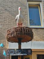 Geboortebord Ooievaar op nest, Kinderen en Baby's, Kraamcadeaus en Geboorteborden, Ophalen of Verzenden