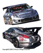 C-West N1 Long Bodykit bumper sideskirt - Nissan 350z, Auto diversen, Tuning en Styling, Ophalen of Verzenden