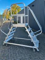 Professionele Aluminium Trap met Wielen, Doe-het-zelf en Verbouw, Ladders en Trappen, Ophalen, Gebruikt, Trap, 2 tot 4 meter