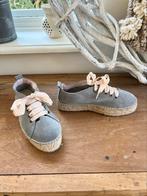 Manebi espadrilles veters suede grijs, maat 36 - NP 145,-, Nieuw, Ophalen of Verzenden, Espadrilles of Moccasins, Grijs
