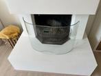 Open haard glazen scherm, vonkenrooster., Huis en Inrichting, Haarden, Ophalen, Gebruikt, Inbouwhaard, Houthaard
