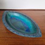 Mooie schaal, W Germany Keramiek, 28 cm, turquoise, Antiek en Kunst, Ophalen of Verzenden