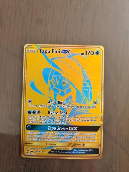 Tapu Fini GX SV92/SV94 Hidden Fates Pokemonkaart, Hobby en Vrije tijd, Verzamelkaartspellen | Pokémon, Nieuw, Losse kaart, Foil