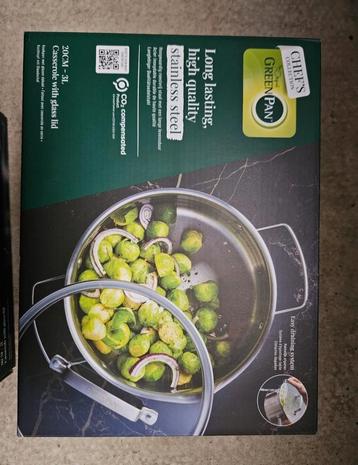 Greenpan hapjespan 20 cm NIEUW  beschikbaar voor biedingen