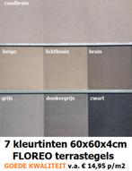 Terrastegels tuintegels FLOREO 60x60x4cm diverse kleurtinten, TuinVisie, Vonderweg 9 7468 DC Enter, Enter@tuinvisie.nl, Nieuw