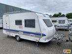 Hobby De Luxe 440 SF Voortent/Fietsendrager, Dwarsbed, Hobby, Bedrijf, Treinzit