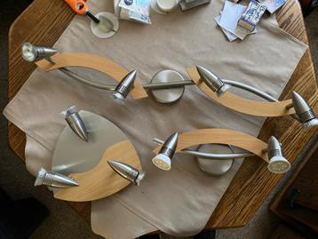 Lampen set van 3 voor het plafond, met draaibare spots beschikbaar voor biedingen