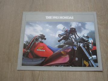 Honda oa CX650 Turbo V45 Interceptor CB1100F folder 1983 beschikbaar voor biedingen