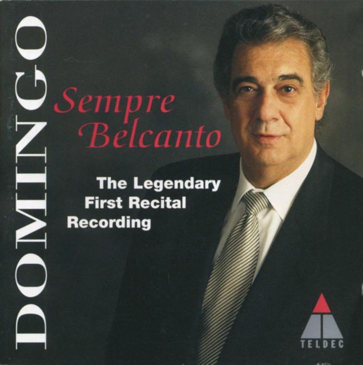 PLACIDO DOMINGO Sempre belcanto CD TELDEC NIEUWSTAAT, Cd's en Dvd's, Cd's | Klassiek, Zo goed als nieuw, Vocaal, Romantiek, Ophalen of Verzenden