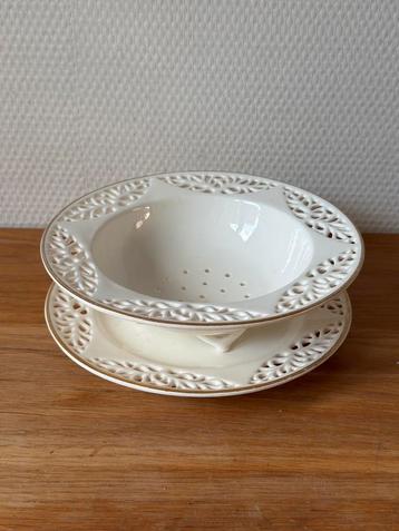Antiek Porsleinen Treef, RVR Porslein, 19e Eeuws, Brocante beschikbaar voor biedingen