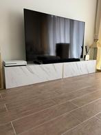 TV KAST ! Groot, MARMER, GOUD, Ophalen, Glamour, Zo goed als nieuw, Minder dan 100 cm