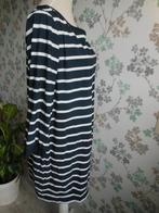 Mooie blauw witte jurk van STUDIO ANNELOES travelstof, Ophalen of Verzenden, Zo goed als nieuw, Maat 42/44 (L), Blauw