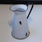 Doorleefde, brocante geëmailleerde waterkan (waterdicht), Ophalen of Verzenden