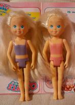 Quints cousins popjes + kleertjes + kledingkast vintage, Ophalen of Verzenden, Gebruikt, Barbie