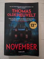 Thomas Olde Heuvelt - November, Boeken, Ophalen of Verzenden, Gelezen, Thomas Olde Heuvelt