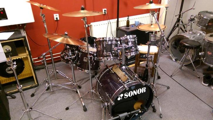 Sonor Designer Maple Light fusion shell set 20/8/10/12/14, Muziek en Instrumenten, Drumstellen en Slagwerk, Gebruikt, Sonor, Ophalen