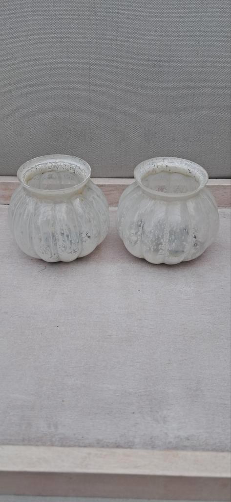 2 Rustieke Kaarsenhouders, Huis en Inrichting, Woonaccessoires | Kandelaars en Kaarsen, Zo goed als nieuw, Kandelaar, Minder dan 25 cm