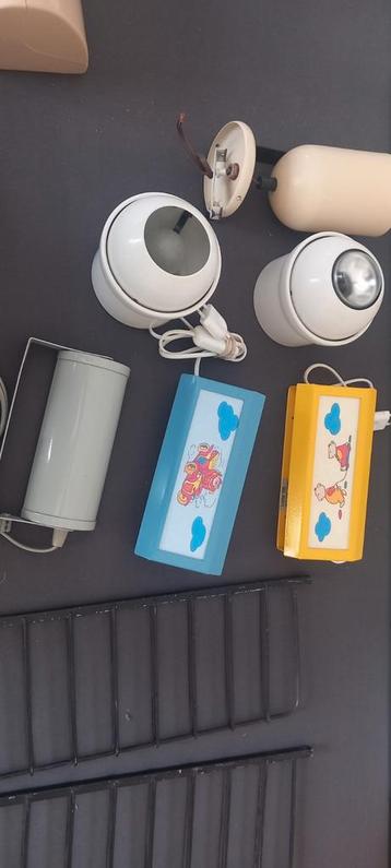 Vintage Lampen Collectie - Spotjes, Bedlampjes beschikbaar voor biedingen