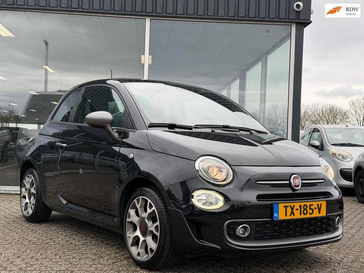 Fiat 500 1.2 Lounge SPORT/AUTOMAAT/LED, Auto's, Fiat, Bedrijf, Te koop, Airbags, Airconditioning, Alarm, Boordcomputer, Centrale vergrendeling