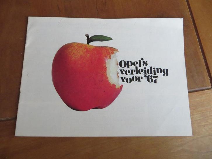 Folder Opel programma 1967 Kadett Rekord Commodore enz., Boeken, Auto's | Folders en Tijdschriften, Zo goed als nieuw, Opel, Ophalen of Verzenden