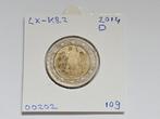 2-euromunt Duitsland (D) D 2014 Koers LX-K8.2, Ophalen of Verzenden, Duitsland, 2 euro, Losse munt