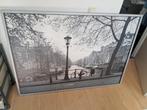 foto Amsterdam met lijst, Ophalen, Zo goed als nieuw, 100 tot 125 cm, Foto of Poster