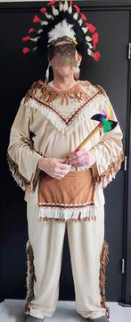 Indianen kostuum - Maat XL, Kleding | Heren, Carnaval, Onbekend, Maat 56/58 (XL), Ophalen of Verzenden