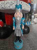 Kerst Notekraker blauw met zwaard, Ophalen of Verzenden