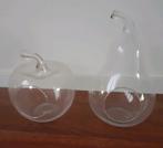 Appel Peer Glas Decoratie Bloempot, Ophalen of Verzenden, Zo goed als nieuw, Glas