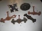Antieke muurankers / rozetten/ ornamenten / ijzerwaren., Antiek en Kunst, Curiosa en Brocante, Ophalen of Verzenden
