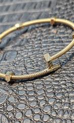 Prachtige  14k gouden Bangle armband