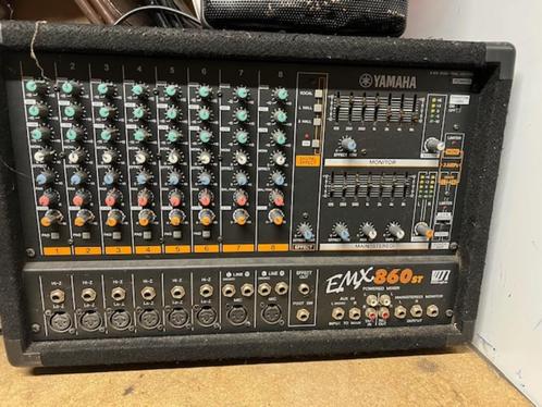 Yamaha actief  mengtafel, Muziek en Instrumenten, Mengpanelen, Gebruikt, 5 tot 10 kanalen, Microfooningang, Ophalen