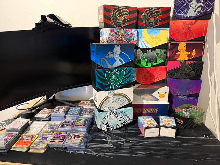 Gigantische Pokémon Kaarten Collectie!, Hobby en Vrije tijd, Verzamelkaartspellen | Pokémon, Zo goed als nieuw, Meerdere kaarten