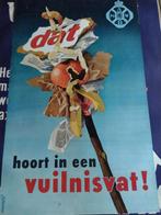 Ontwerp Mettes.  ANWB. Dat hoort in een vuilnisbat!, Verzamelen, Posters, Ophalen of Verzenden, Zo goed als nieuw, A1 t/m A3, Film en Tv