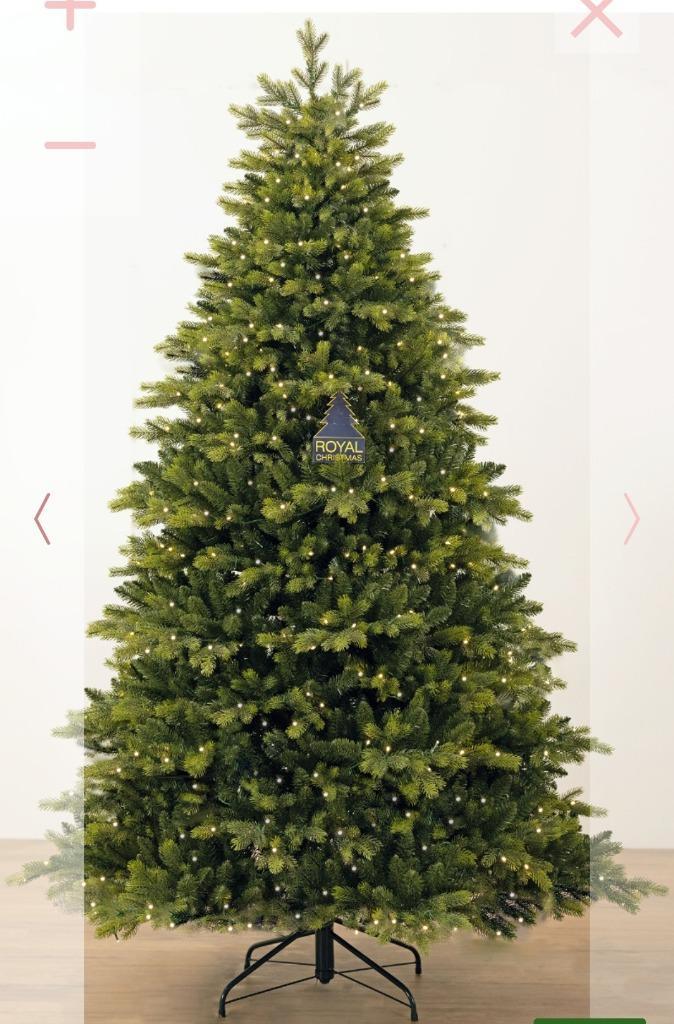Kunstkerstboom - Royal Classic Spruce PE / PVC met lichtjes, Diversen, Kerst, Nieuw, Ophalen