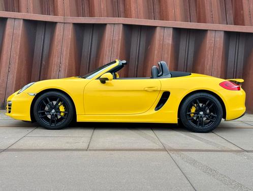 Unieke Porsche Boxster 981 2.7 265PK Handbak Navi Leder, Auto's, Porsche, Bedrijf, Boxster, ABS, Adaptieve lichten, Airbags, Airconditioning