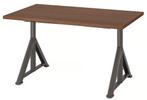 IDÅSEN IKEA bureau - houten bureaublad, donkergrijze poten, Huis en Inrichting, Ophalen, Zo goed als nieuw, Bureau