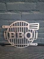 Rvs geborsteld bbq logo, Ophalen of Verzenden