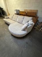 Beige bank met rond eiland, Ophalen of Verzenden, Zo goed als nieuw