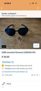 CEBE zonnebril Summit (CBSUM2 NY), Ophalen of Verzenden, Zo goed als nieuw, Blauw, Overige merken
