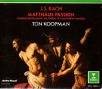 Bach: Matthäus Passion / Ton Koopman -3cds Erato, Boxset, Ophalen of Verzenden, Zo goed als nieuw, Barok