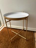 Bijzettafel, Minder dan 55 cm, Rond, Ophalen of Verzenden, Zo goed als nieuw