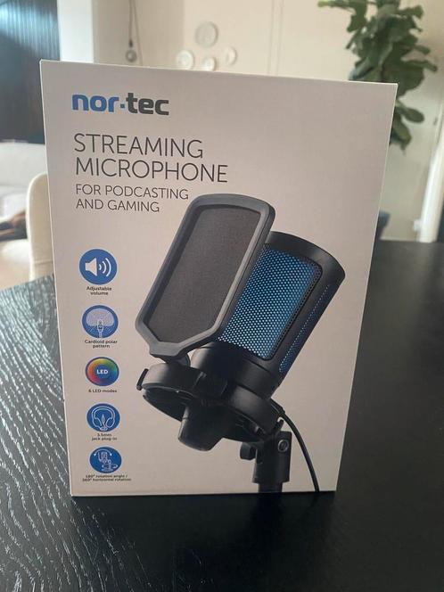 Nor-Tec Streaming Microfoon - Nieuw, Muziek en Instrumenten, Microfoons, Nieuw, Studiomicrofoon, Ophalen