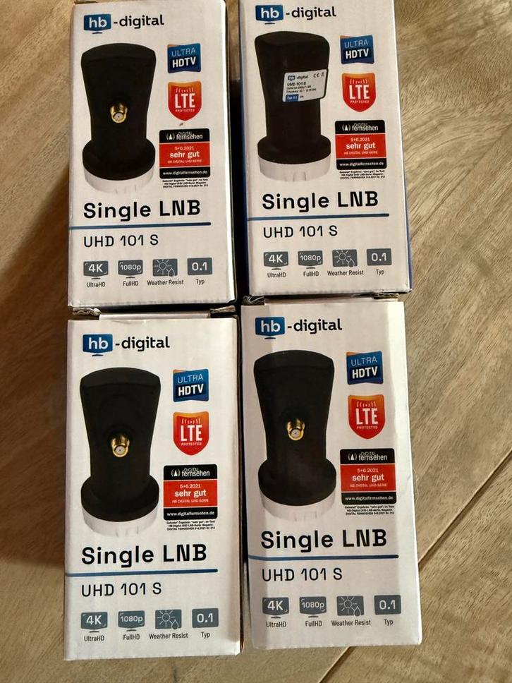 HB-Digital UHD 101 S Single LNB, Audio, Tv en Foto, Schotelantennes, Nieuw, Overige merken, Ophalen of Verzenden