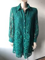 ZARA KANTEN JURK GROEN M FEEST, Ophalen of Verzenden, Zo goed als nieuw, Groen, Boven de knie