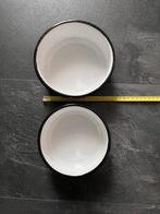 Geëmailleerde schaaltjes, Antiek en Kunst, Antiek | Emaille, Ophalen of Verzenden