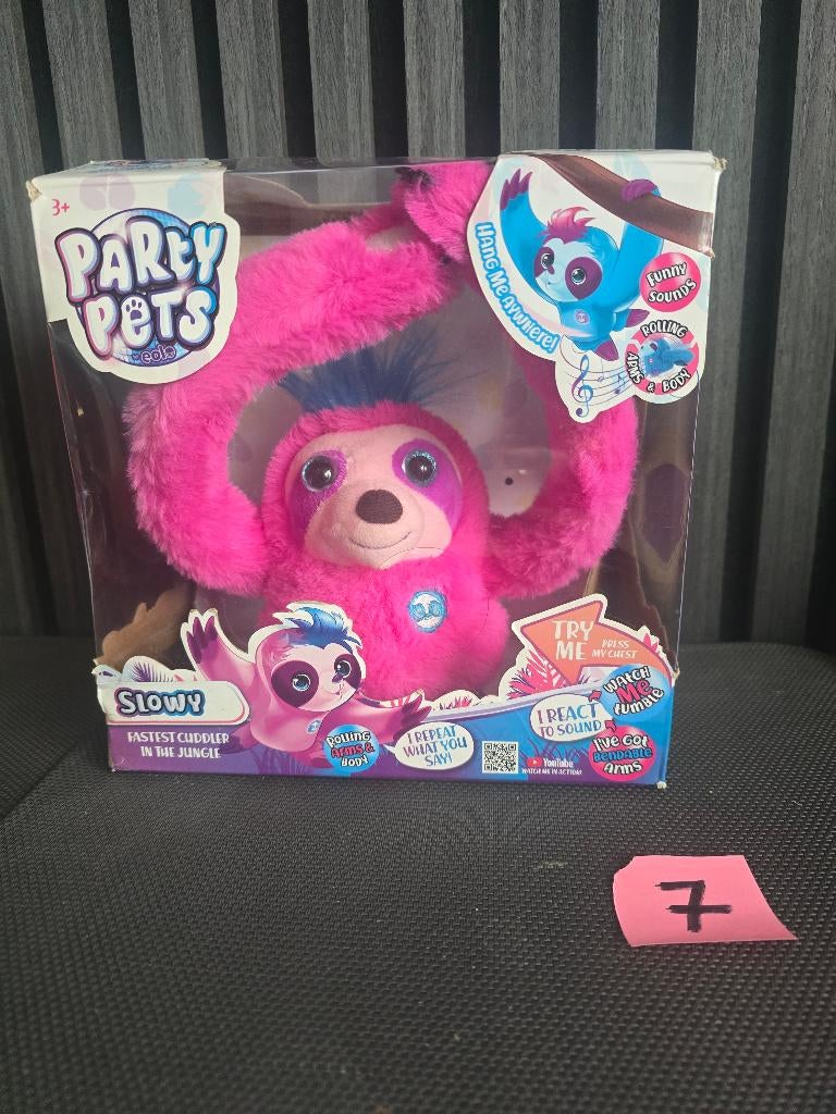 Nieuw Slowy Luiaard Party Pets dier met geluidsffecten, Ophalen of Verzenden, Nieuw, Overige typen