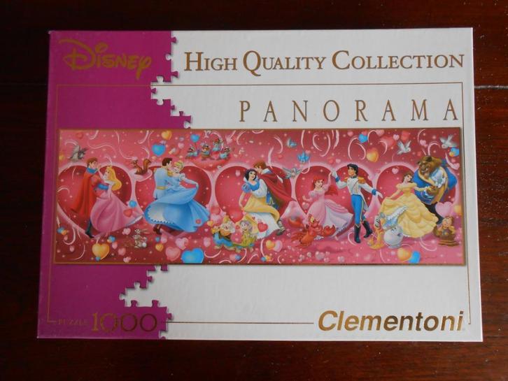 legpuzzel Disney panorama 1.000 stukjes compleet, Hobby en Vrije tijd, Denksport en Puzzels, Gebruikt, 500 t/m 1500 stukjes, Ophalen of Verzenden