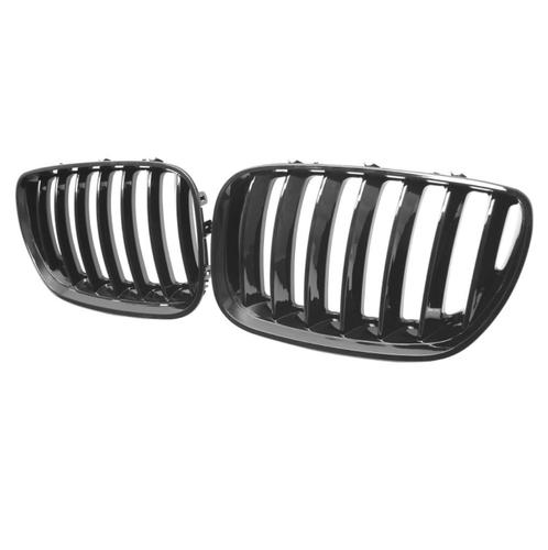 Niergrille Glanzend Zwart Enkele Staaf Past Op BMW X5 E53 FL, Auto diversen, Tuning en Styling, Verzenden