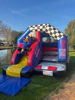 Springkussen huren kinderfeest thema luchtkussen, Hobby en Vrije tijd, Feestartikelen | Verhuur, Ophalen, Zo goed als nieuw, Verjaardag